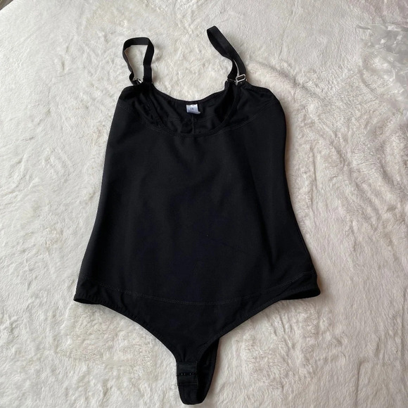 New Shaperex Tummy Control Thong Bodysuit Open Bust Shapewear 19912 - Picture 3 of 12